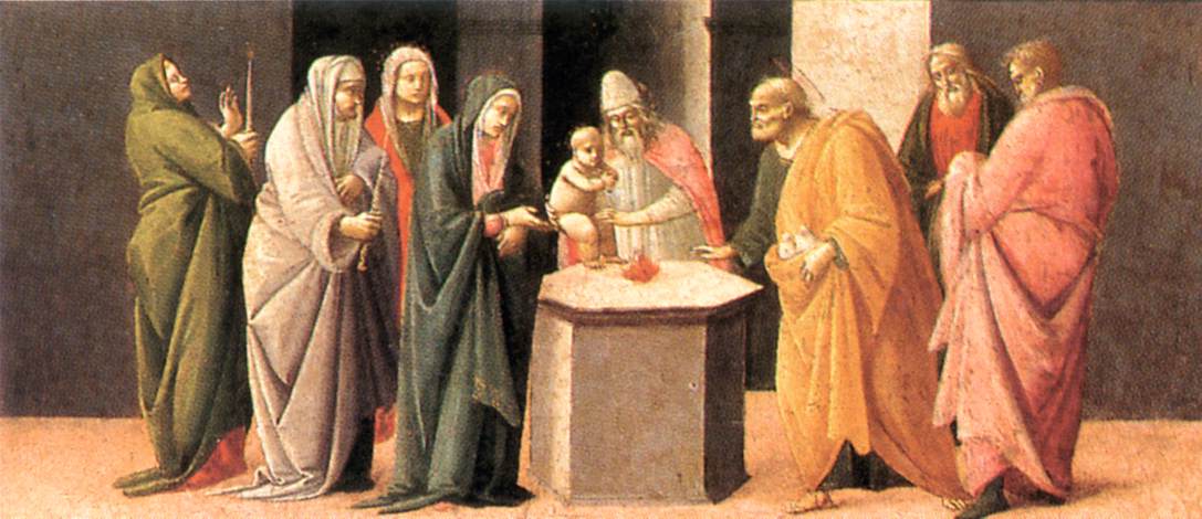 BARTOLOMEO DI GIOVANNI Predella: Presentation at the Temple  dd